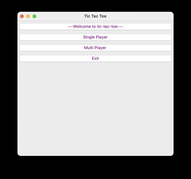 tic tac toe 2 player game – screenshot 1