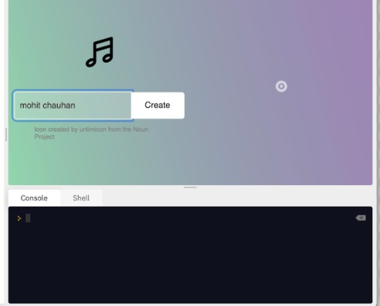 playlist generator – screenshot 1
