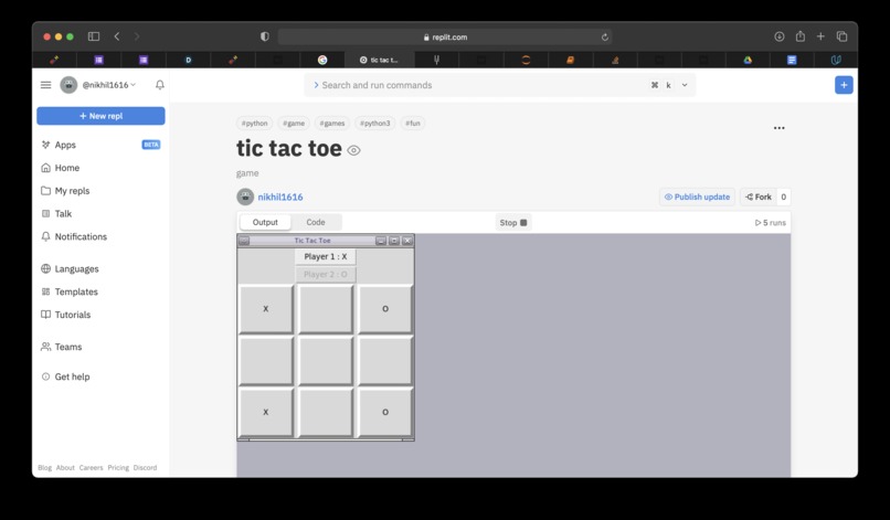 Personal Website – screenshot 1