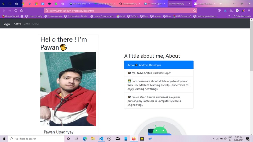 My Portfolio – screenshot 1