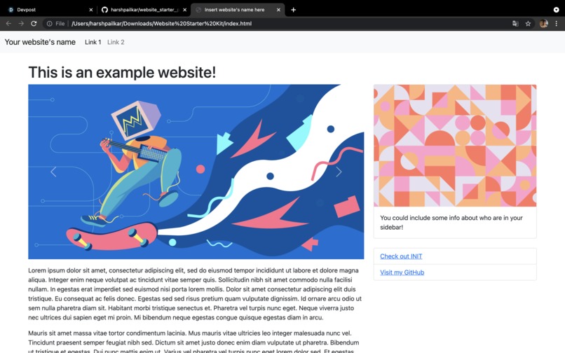 Website Starter Pack – screenshot 1