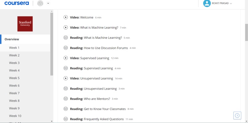Exploring machine learning – screenshot 1