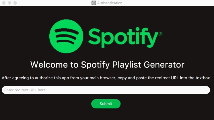 Create a Playlist Generator – screenshot 1