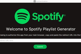 Create a Playlist Generator