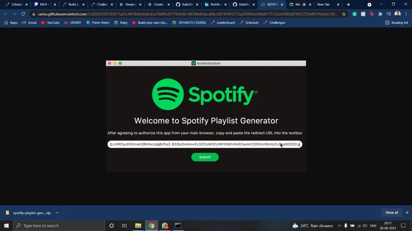 Create a Playlist Generator – screenshot 2