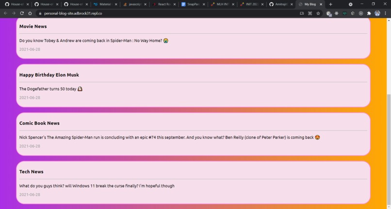 Personal-Blogs – screenshot 2