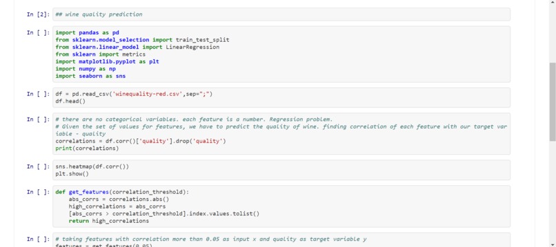 Machine Learning – screenshot 1