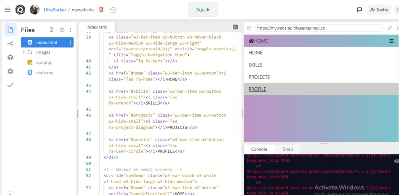 MyReplit – screenshot 1