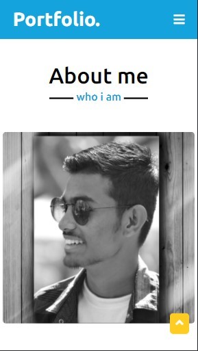 Portfolio Website – screenshot 3