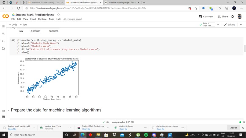 Student-Mark-Predictor – screenshot 1