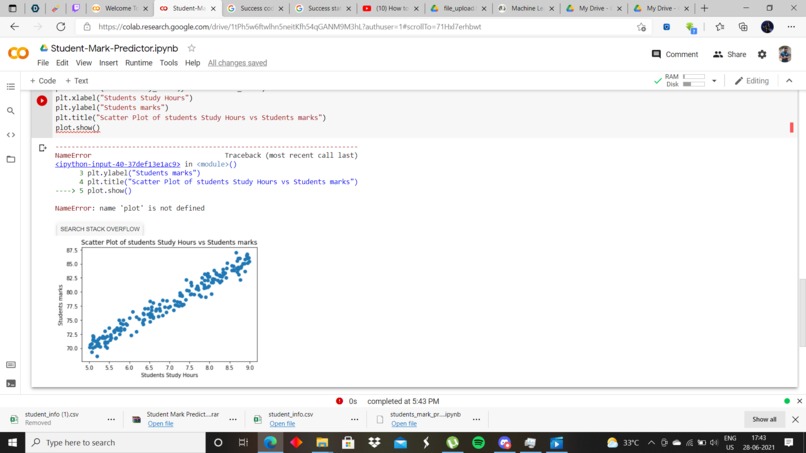 Student-Mark-Predictor – screenshot 2