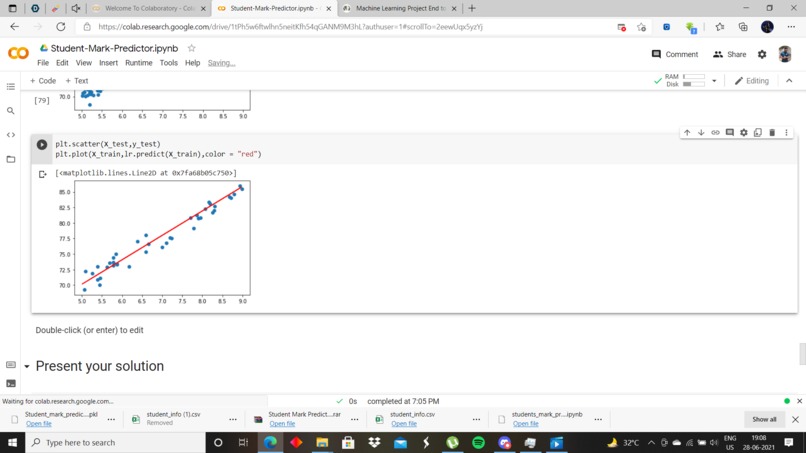 Student-Mark-Predictor – screenshot 3