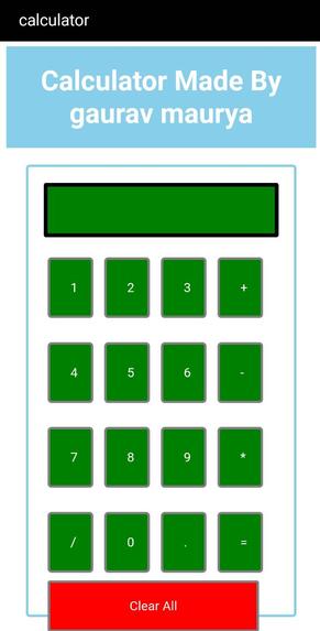 calculator – screenshot 1