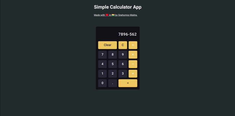 Calculator App – screenshot 2