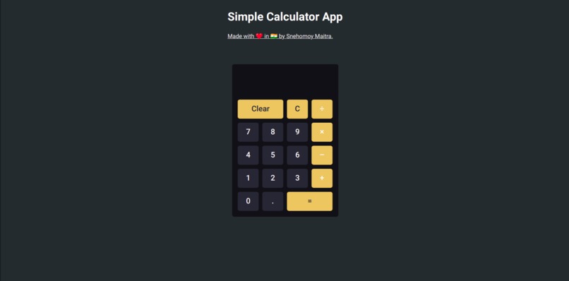 Calculator App – screenshot 3