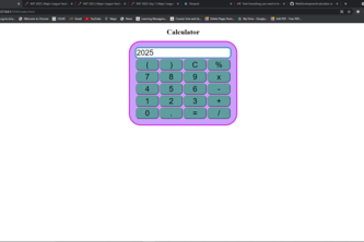 Build a Calcultor