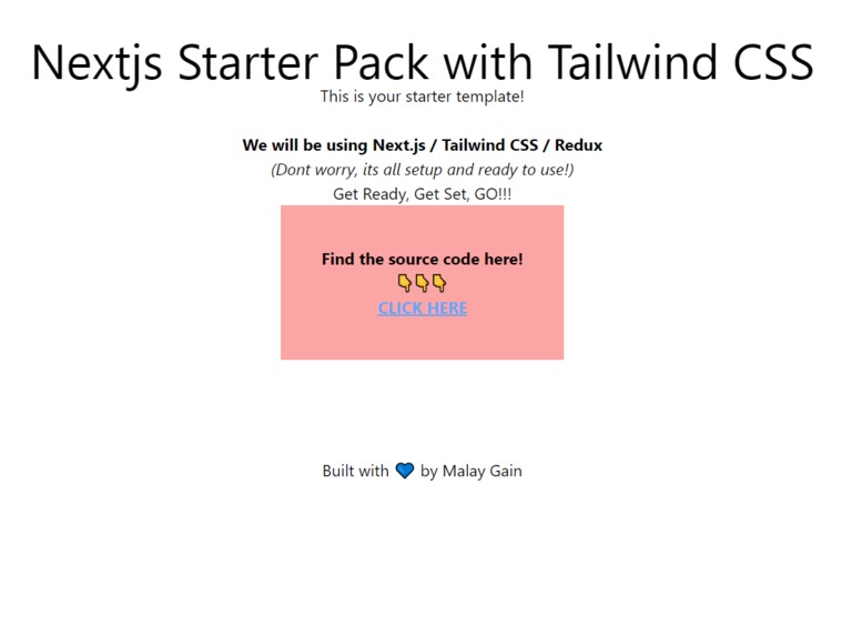 Nextjs Starter Pack – screenshot 1