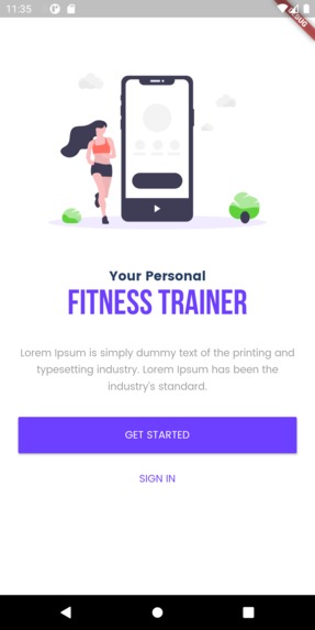 Build a Fitness App – screenshot 1