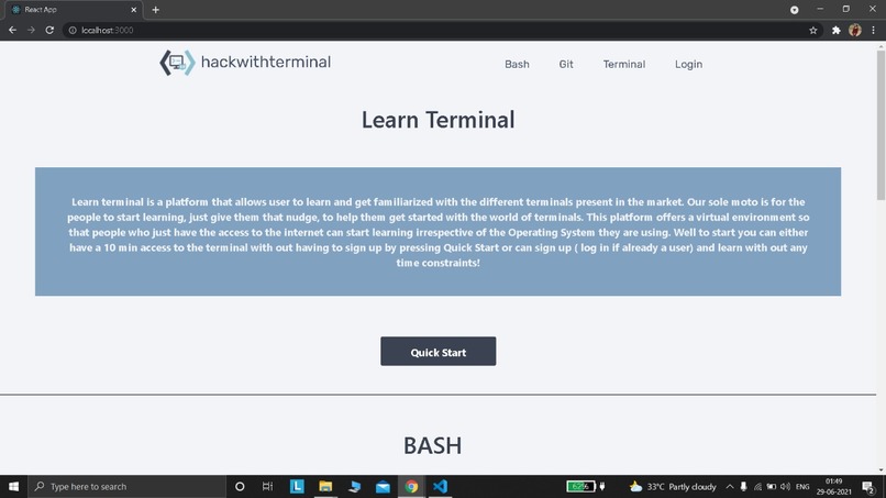 Create an Educational Project – screenshot 1