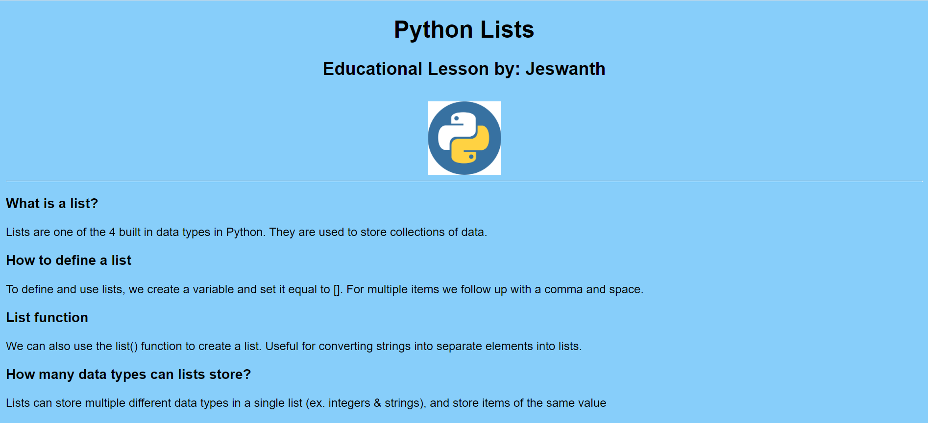 Create an educational Project | Devpost