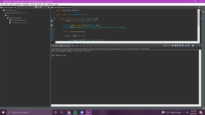 fitness motivator – screenshot 1