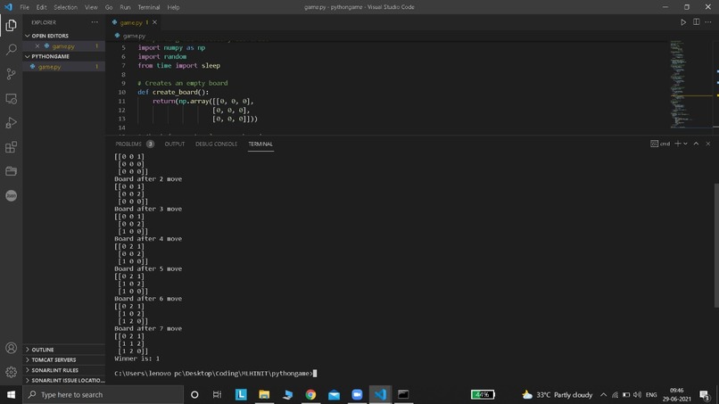 TicTacToe  – screenshot 2