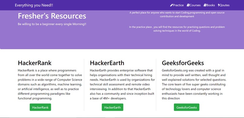 Fresher's Resources – screenshot 3