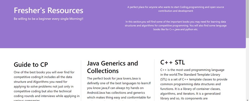 Fresher's Resources – screenshot 2