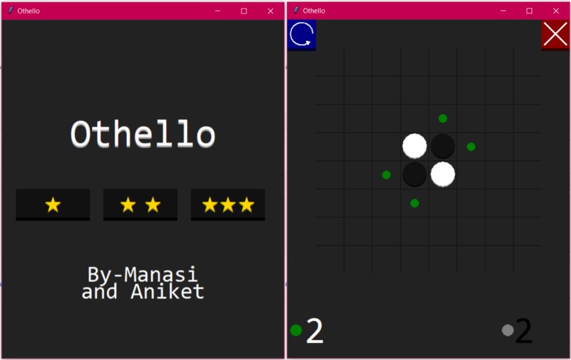 Othello Game Project – screenshot 1