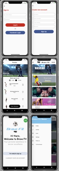 Fitness App – screenshot 2