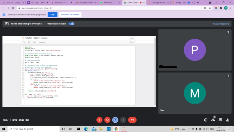 Paired Programming Session – screenshot 1
