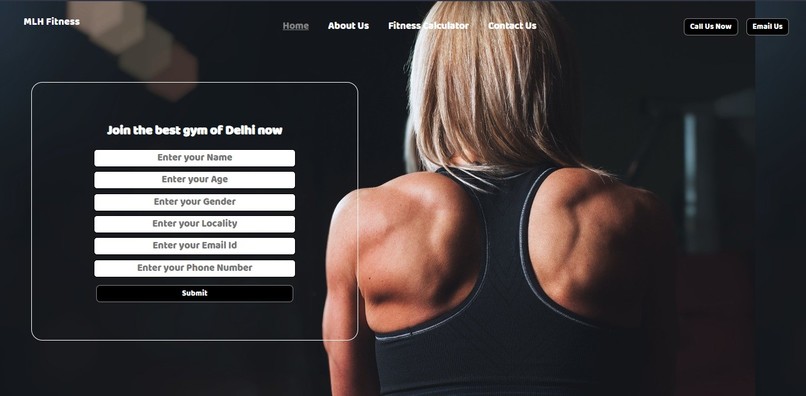 Build a Fitness App – screenshot 1
