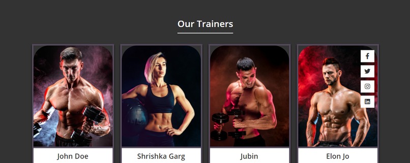 A beautiful and  responsive fitness website  – screenshot 4
