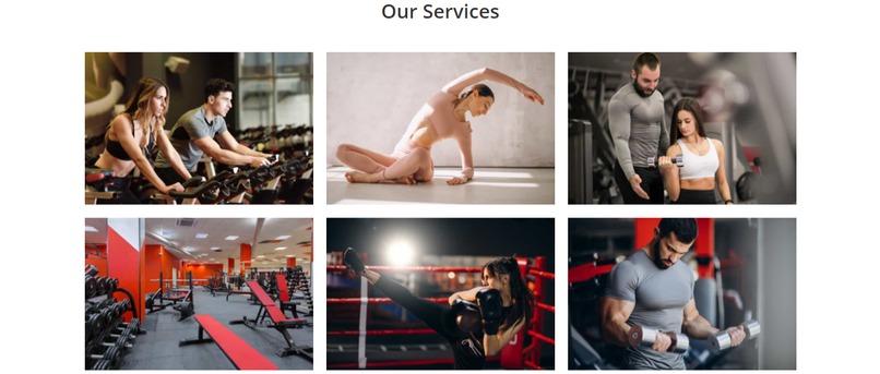 A beautiful and  responsive fitness website  – screenshot 5