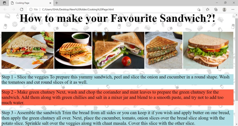 Educational Project – screenshot 1