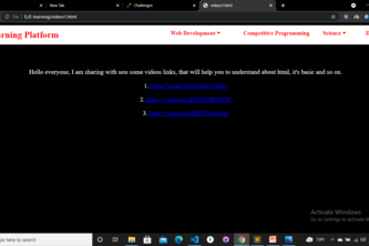 E-Learning platform
