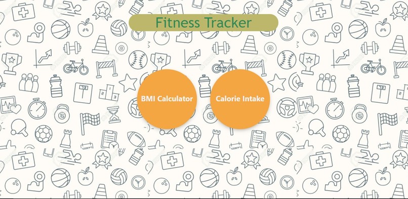 Fitness app – screenshot 1