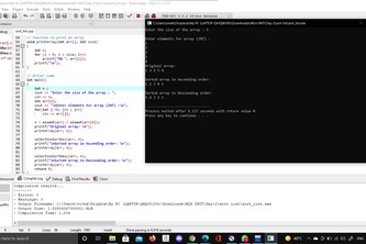 Write Code to Sort a List