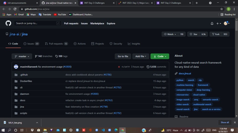 Jina Repo – screenshot 1