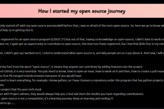 Beginner Guide to Open Source Contributions 