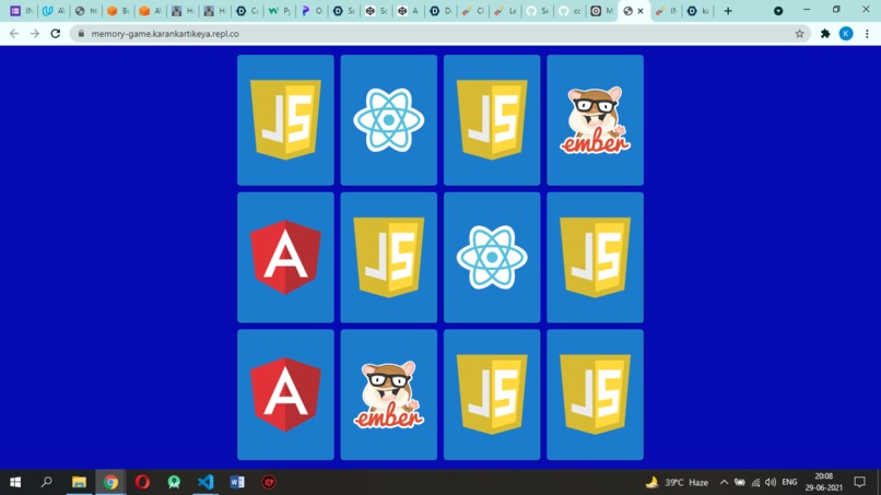 Memory Game – screenshot 1