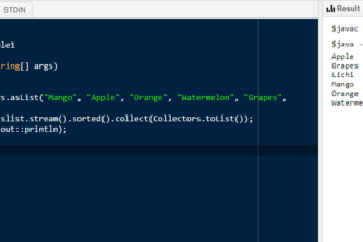 Write Code to Sort a List