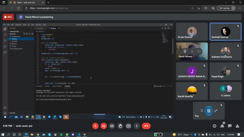 Paired with a hacker for programming – screenshot 1