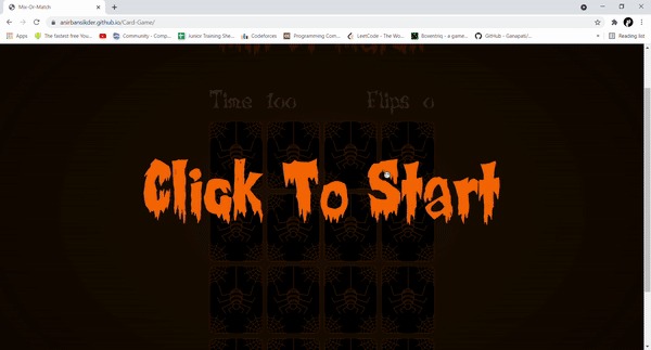 Card Match Game – screenshot 1