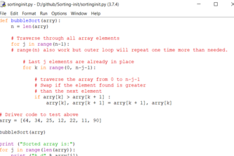 Sorting-init