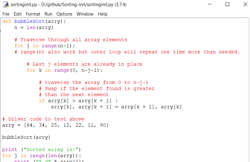 Sorting-init | Devpost
