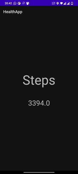 Health App – screenshot 1