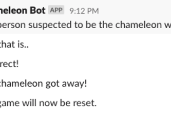 Chameleon Slack Bot