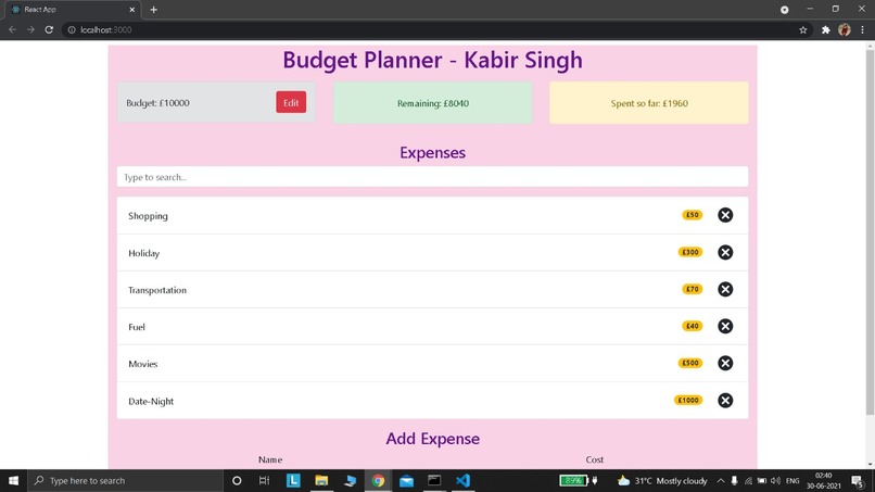 Build Something with React – screenshot 1