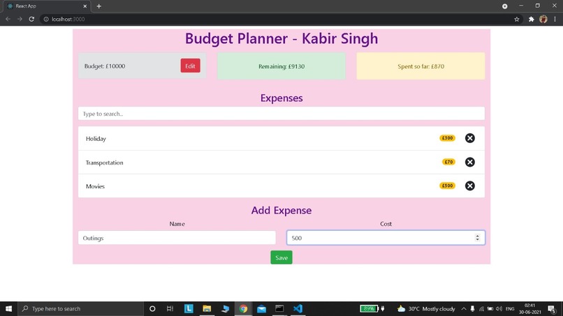 Build Something with React – screenshot 4